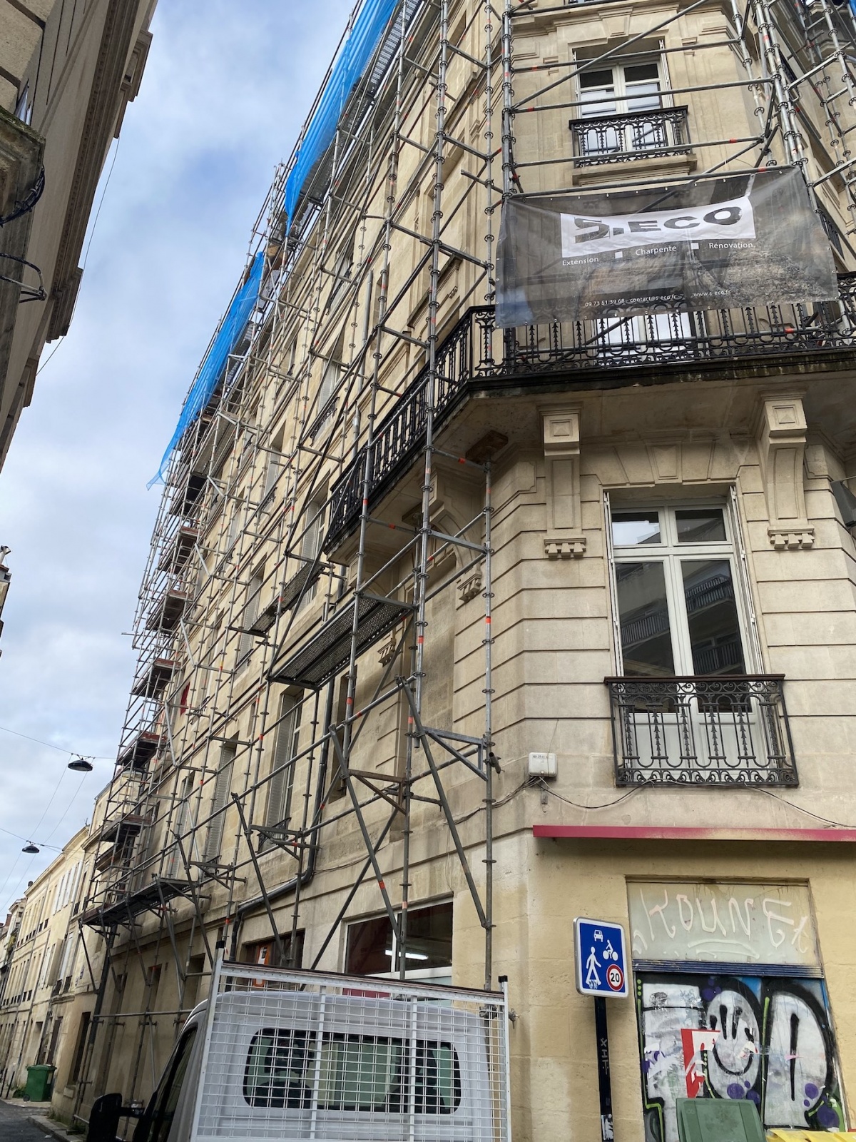 Un immeuble Haussmanien revisit 2024 : Travaux - Faades