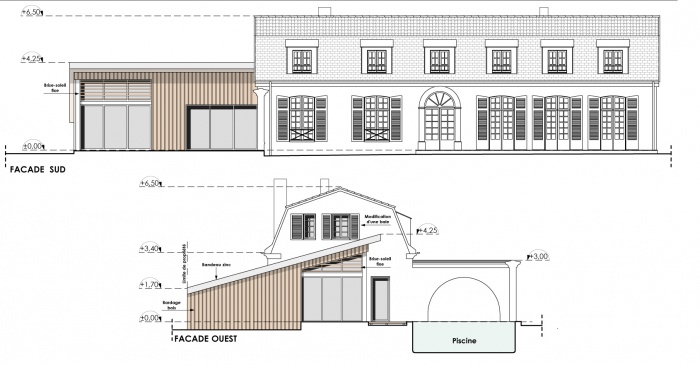 Extension d'une maison individuelle en ossature bois : 2