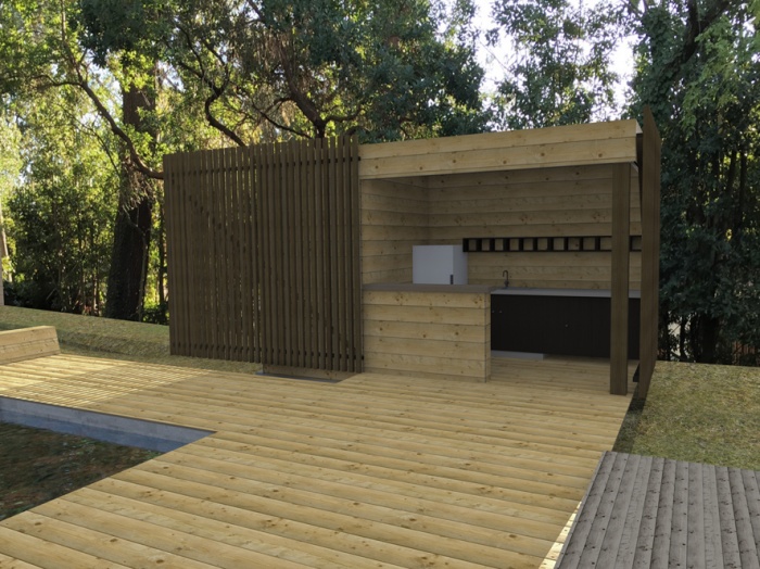 PISCINE IV : Pool House ouvert